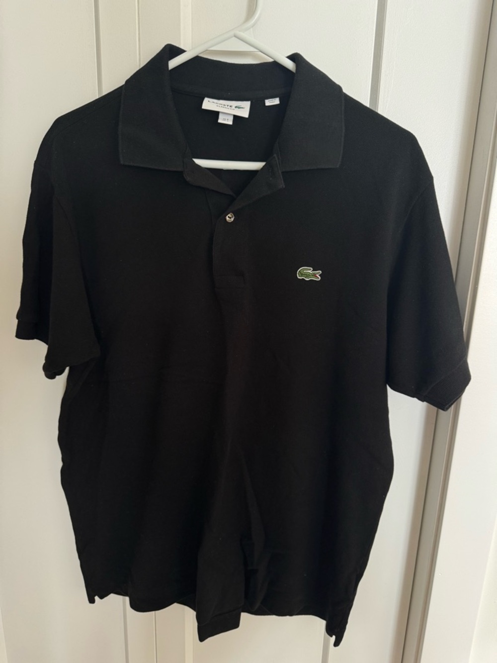 Lacoste black polo